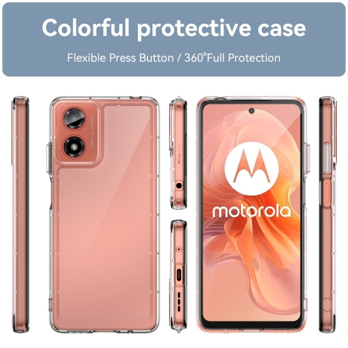 Удароустойчив калъф Acrylic за Motorola Moto G24, G04, Прозрачен