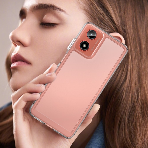 Удароустойчив калъф Acrylic за Motorola Moto G24, G04, Прозрачен