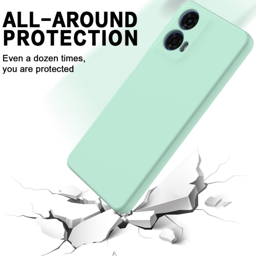 Силиконов калъф Anti-scratch за Motorola Moto G24, G04, Зелен