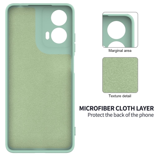 Силиконов калъф Anti-scratch за Motorola Moto G24, G04, Зелен