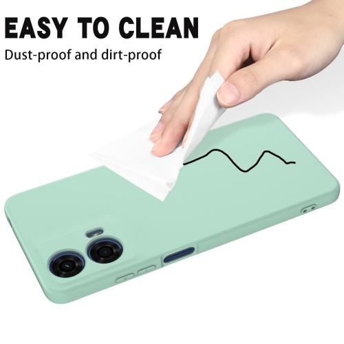 Силиконов калъф Anti-scratch за Motorola Moto G24, G04, Зелен