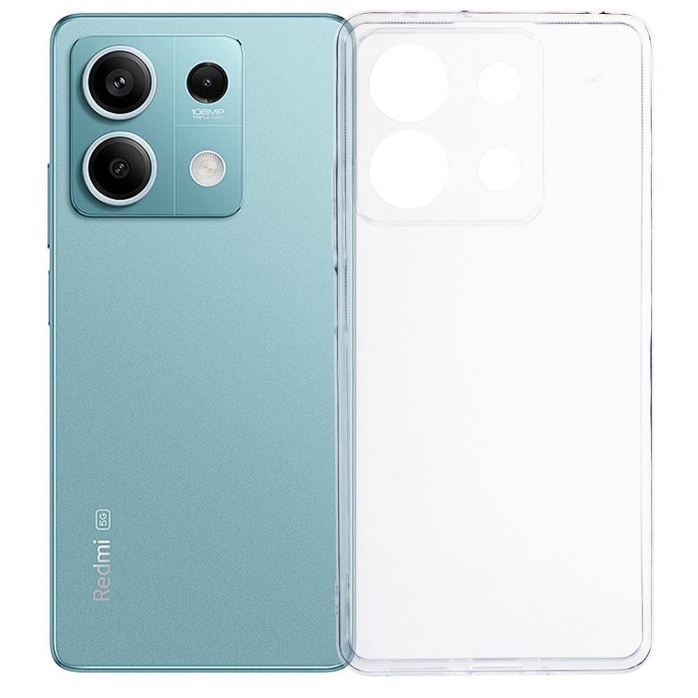 Силиконов калъф за Xiaomi Redmi Note 13 5G, Прозрачен