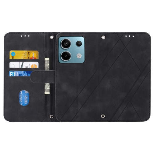 Калъф тефтер Wallet за Xiaomi Redmi Note 13 5G, Черен