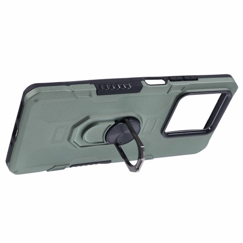 Удароустойчив Калъф Kickstand Ring за Xiaomi Redmi Note 13 5G, Зелен