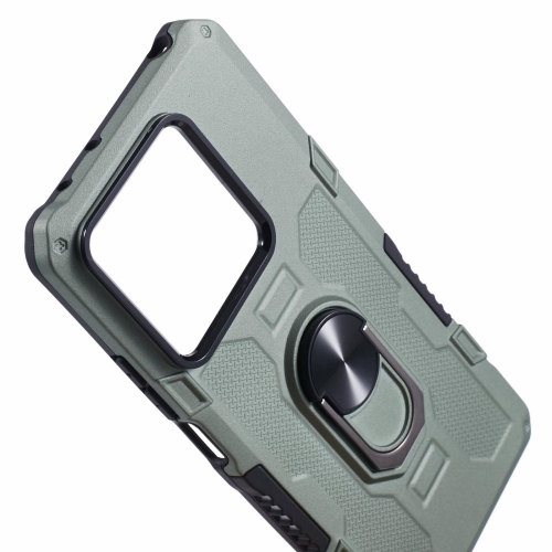 Удароустойчив Калъф Kickstand Ring за Xiaomi Redmi Note 13 5G, Зелен