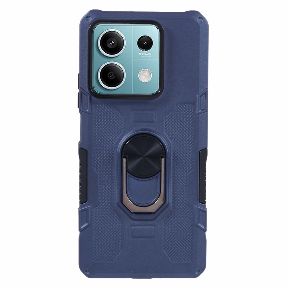 Удароустойчив Калъф Kickstand Ring за Xiaomi Redmi Note 13 5G, Син