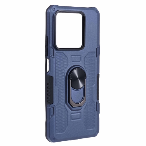 Удароустойчив Калъф Kickstand Ring за Xiaomi Redmi Note 13 5G, Син