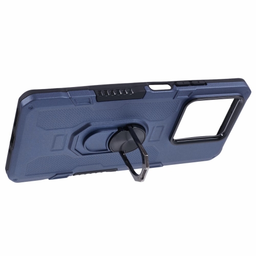 Удароустойчив Калъф Kickstand Ring за Xiaomi Redmi Note 13 5G, Син