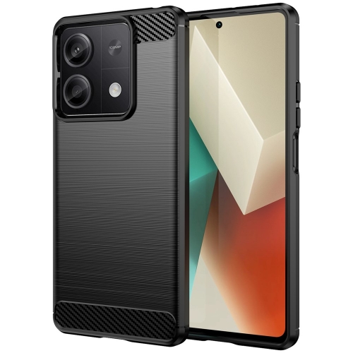 Силиконов Калъф Carbon за Xiaomi Redmi Note 13 5G, Черен