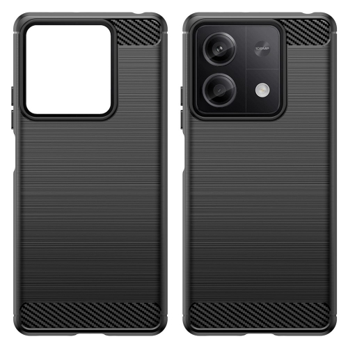 Силиконов Калъф Carbon за Xiaomi Redmi Note 13 5G, Черен