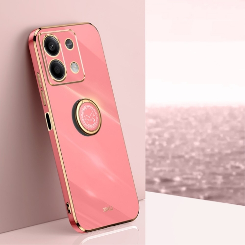 Силиконов калъф XINLI Kickstand за Xiaomi Redmi Note 13 5G, Тъмно розов