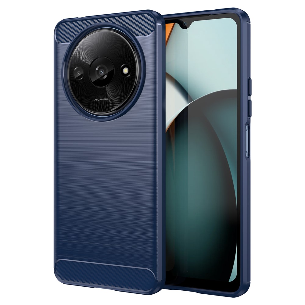 Силиконов Калъф Carbon за Xiaomi Redmi A3, Син
