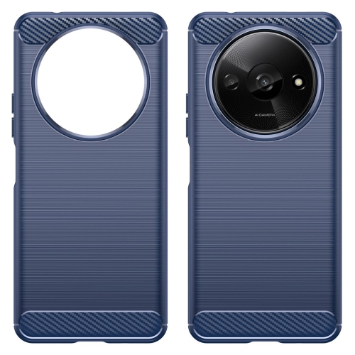 Силиконов Калъф Carbon за Xiaomi Redmi A3, Син