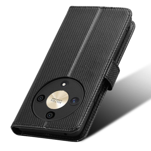Калъф Тефтер Diamond за Huawei Magic6 Lite, Черен