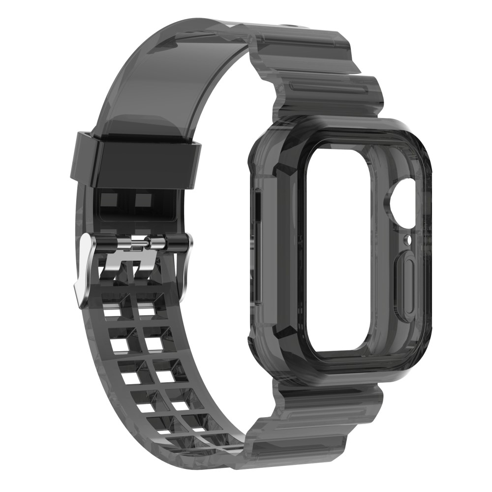 Силиконова каишка Apple Watch Series 9 Series, 8, 7 41mm, Черен