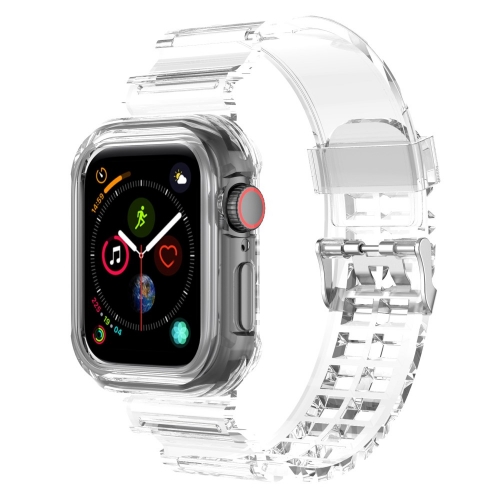 Силиконова каишка Apple Watch Series 9 Series, 8, 7 41mm, Прозрачен