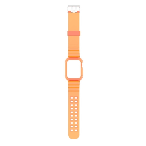 Силиконова каишка Apple Watch Series 9 Series, 8, 7 41mm, Оранжев