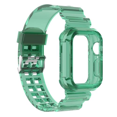 Силиконова каишка Apple Watch Series 9 Series, 8, 7 41mm, Зелен