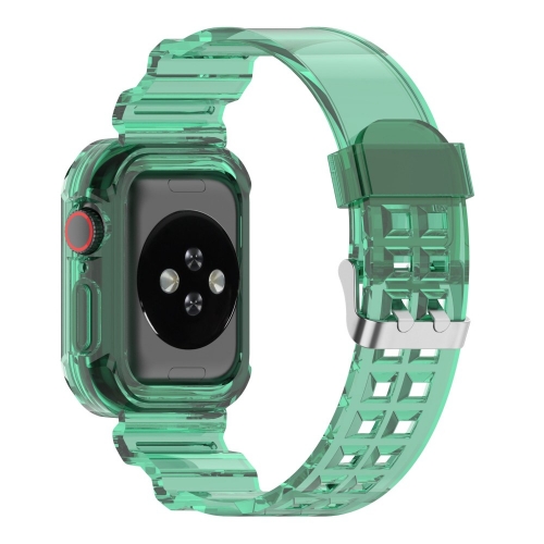 Силиконова каишка Apple Watch Series 9 Series, 8, 7 41mm, Зелен