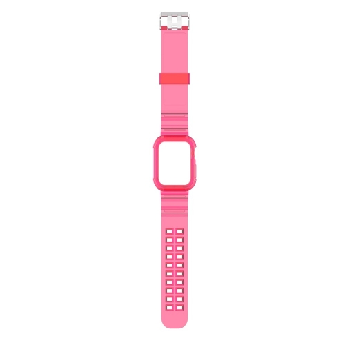 Силиконова каишка Apple Watch Series 9 Series, 8, 7 41mm, Розова