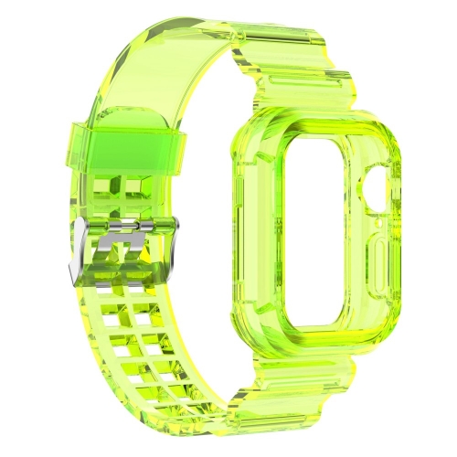 Силиконова каишка Apple Watch Series 9 Series, 8, 7 41mm, Жълт