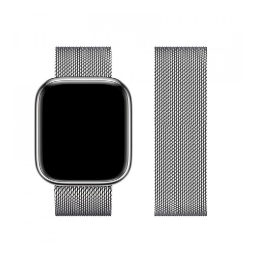 Метална каишка FORCELL FA03 за Apple Watch 42, 44, 45, 49mm, Сребрист