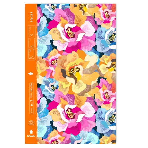 Фолио Протектор за гърба на Xiaomi Redmi Note 12S, 3D Арт цветя