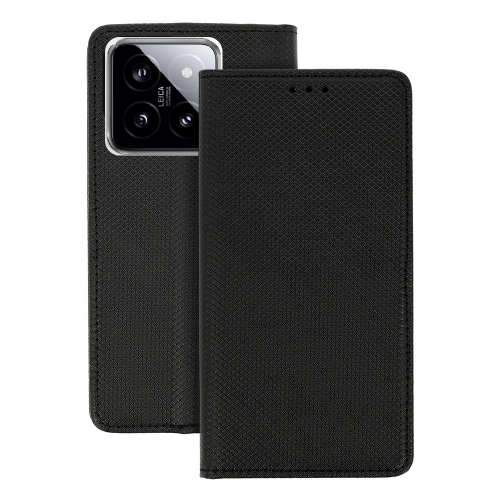 Калъф Тефтер Smart Book за Xiaomi 14, Черен