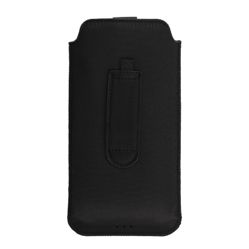 Универсален калъф с издърпване - HIT Pouch за Samsung S23 Ultra / S22 Ultra / Redmi 12C, Черен