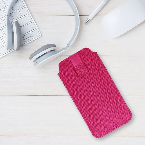 Универсален калъф с издърпване HIT Pouch за Samsung S23 Ultra / S22 Ultra / Redmi 12C, Розов
