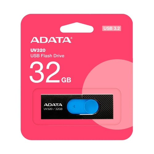 Флаш памет 32GB USB 3.2 UV320 ADATA, Черен