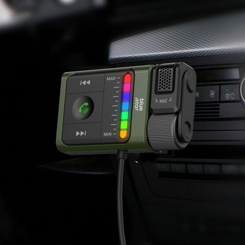 FM Трансмитер Blue Star Equalizer BT64, Черен
