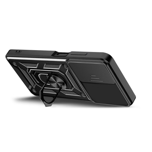 Удароустойчив калъф Techsuit Slide Camera за Oppo Reno11 F, Черен
