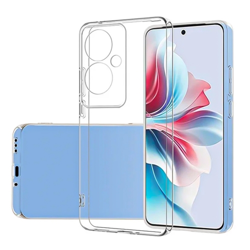 Силиконов калъф Techsuit Silicone за Oppo Reno11 F, Прозрачен