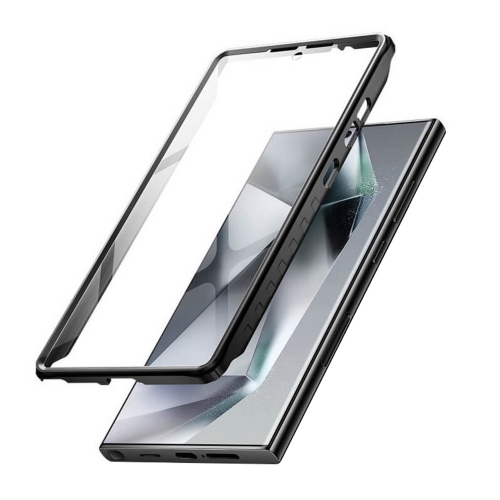 Калъф TECH-PROTECT Kevlar MagSafe за Samsung Galaxy S24 Ultra, 360 градуса, Черен