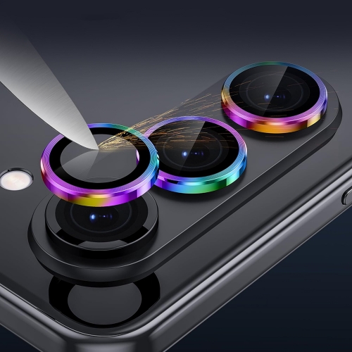 3D Стъклен Протектор за камерата на Samsung Galaxy Z Fold 5, Многоцветен