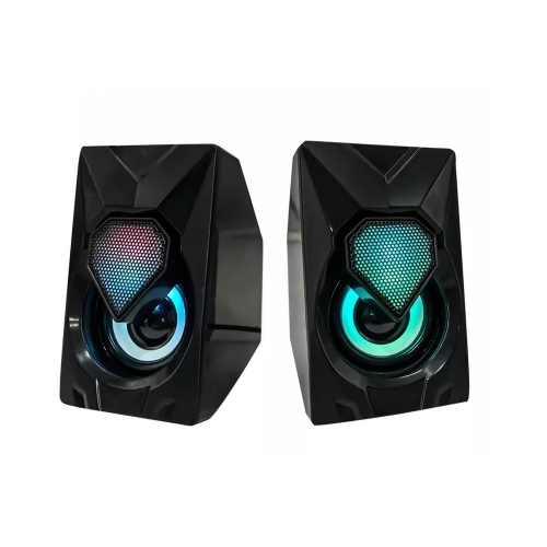 Тонколони за компютър Jedel S-502 RGB Gaming, Черен