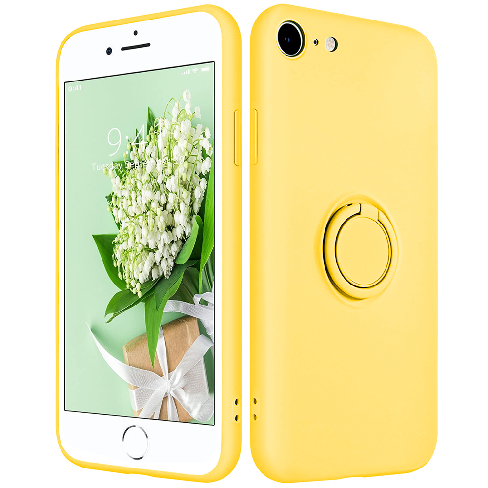 Силиконов калъф Silicone Ring за iPhone 7/8/SE2020/SE2022, Жълт
