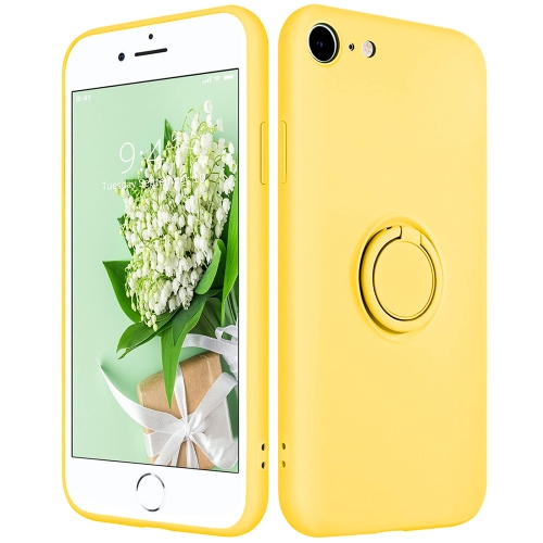 Силиконов калъф Silicone Ring за iPhone 7/8/SE2020/SE2022, Жълт