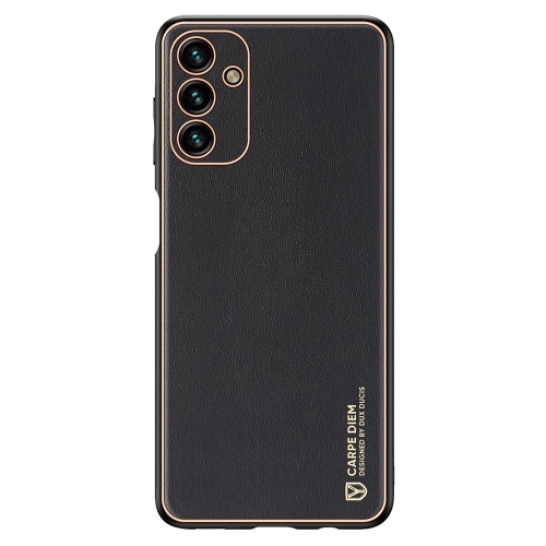 Удароустойчив калъф LEATHER за Samsung Galaxy A13 5G, Черен