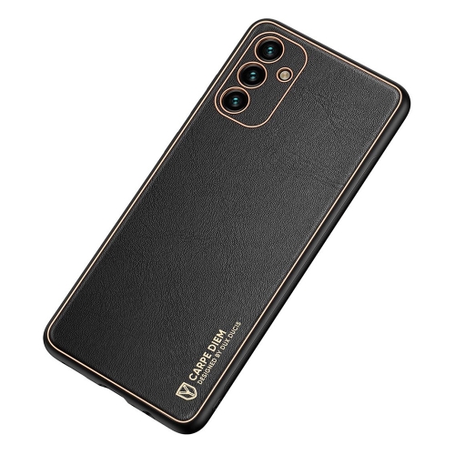 Удароустойчив калъф LEATHER за Samsung Galaxy A13 5G, Черен