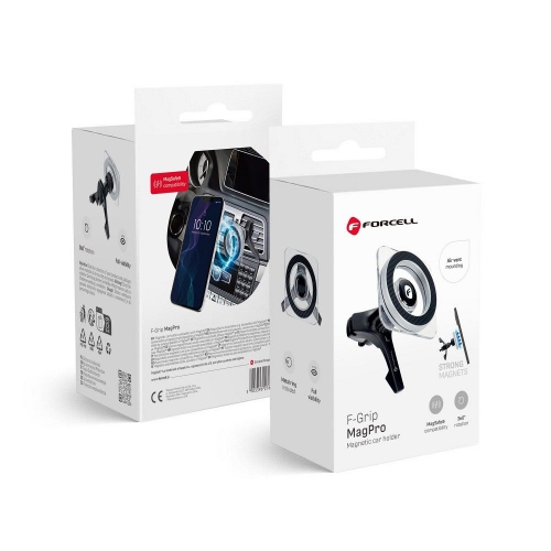 Магнитна Поставка за кола FORCELL F-Grip MagPro, Черен