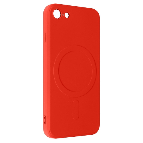 Силиконов калъф Mag Cover за iPhone 7/8/SE 2020/SE 2022, Червен