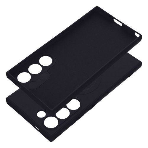 Силиконов калъф Mag Cover за Samsung Galaxy S24 Ultra, Черен
