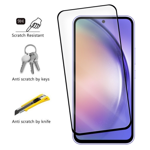 Стъклен протектор Veason 6D Pro Full Glue за Samsung Galaxy A54 5G, Черен