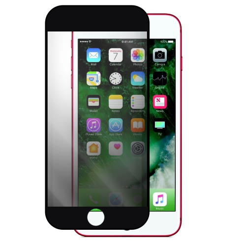 Стъклен протектор Veason 6D Pro Full Glue Privacy за iPhone 7 / 8 / SE2020 / SE 2022, Черен