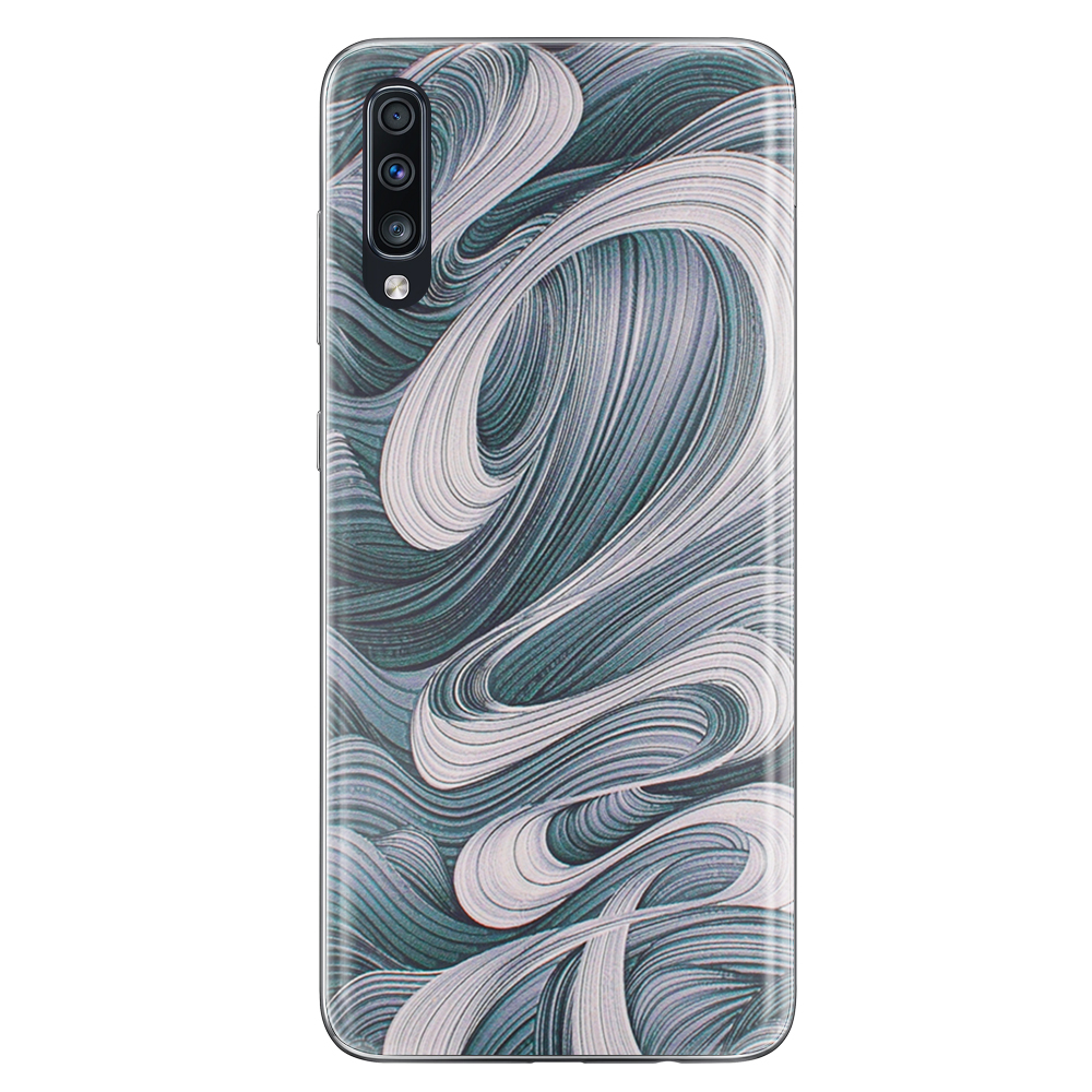 Фолио Протектор за гърба на Samsung Galaxy А70, Dark Waves