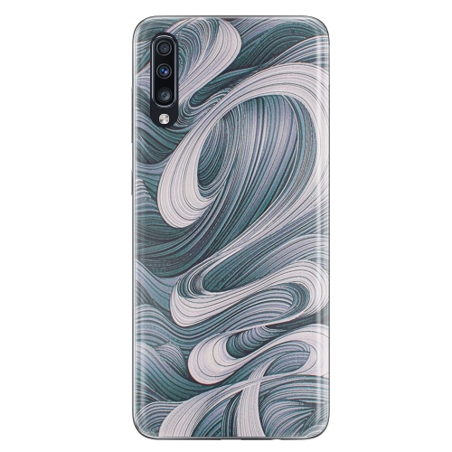 Фолио Протектор за гърба на Samsung Galaxy А70, Dark Waves