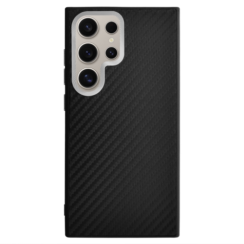 Удароустойчив калъф Premium Carbon за Samsung Galaxy S24 Ultra, Черен