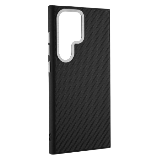 Удароустойчив калъф Premium Carbon за Samsung Galaxy S24 Ultra, Черен